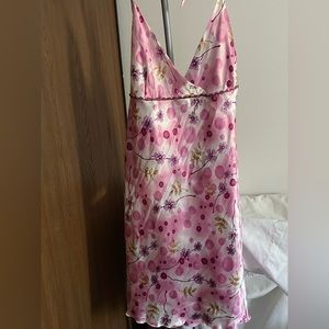 Pink & Purple Floral Slip